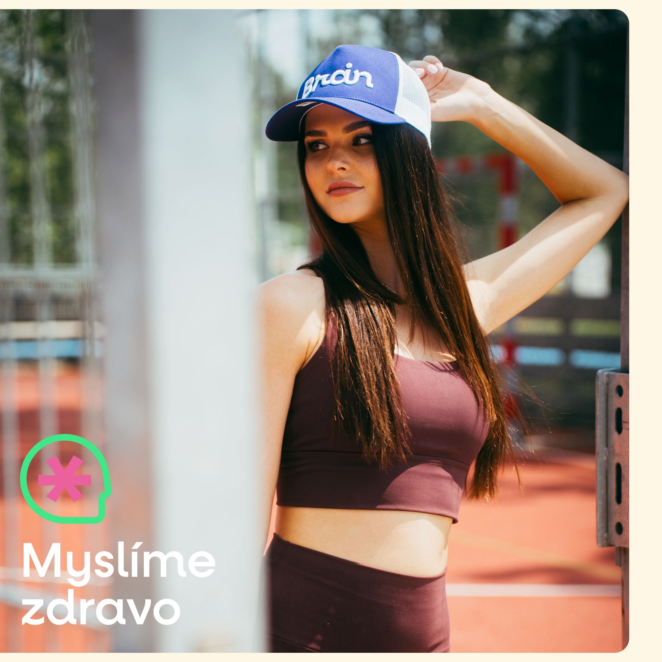 BrainMax unisex modrá mikina, BIO bavlna